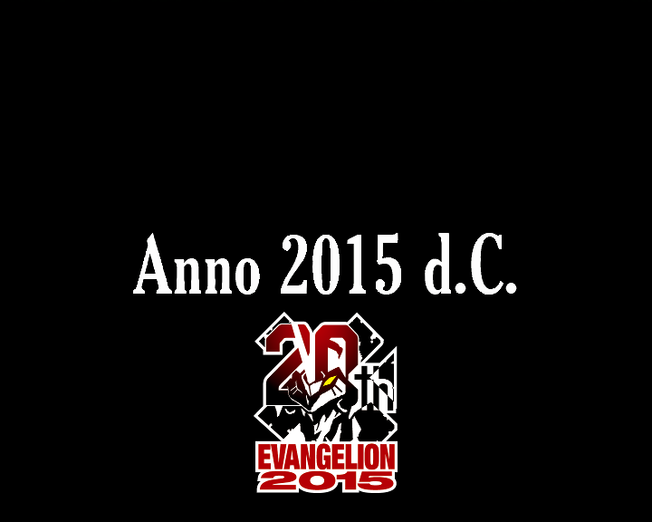 2015: anno in cui sono ambientate le vicende di Evangelion e 20° anniversario della serie