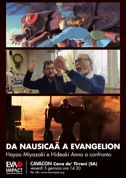 Da Nausicaa a Evangelion: Miyazaki e Anno a confronto - Cavacon, 5 gennaio 2018