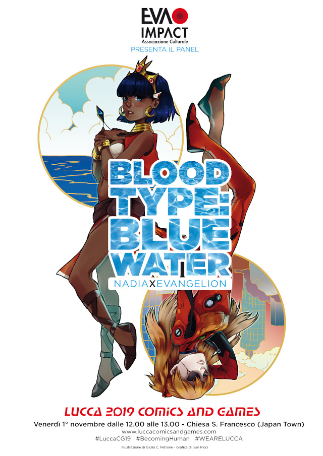 Blood Type: Blue Water – Nadia × Evangelion - Lucca Comics & Games 2019