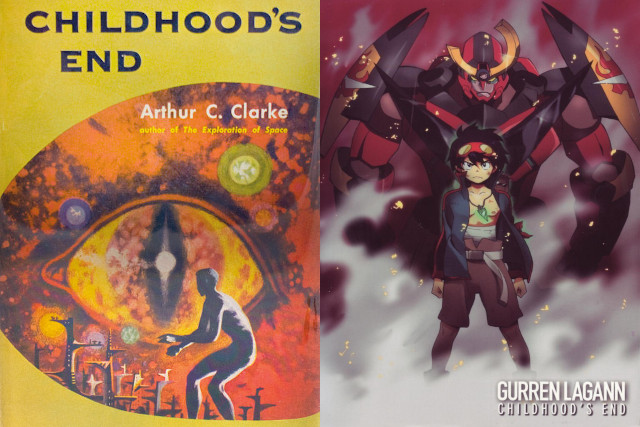 Sfondamento dei cieli Gurren Lagann - Capitolo Gurren - Childhood's End e Childhood's End di Arthur C. Clarke