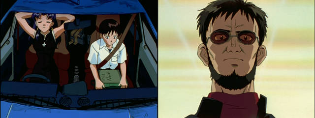Shinji e Misato presentano molti punti in comune