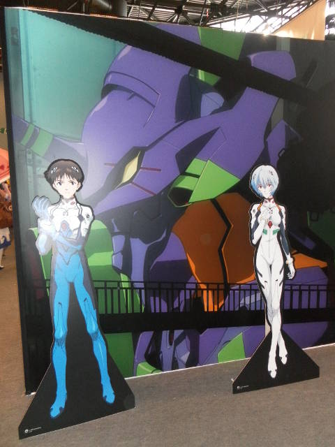 Shinji e Rein con l'Eva-01
