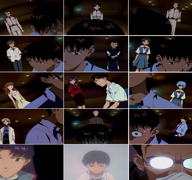 Il fondamentale dialogo corale dei personaggi di Evangelion nelle scene finali dell'episodio 26