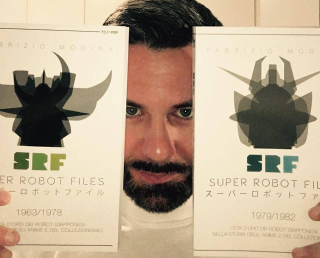 Fabrizio Modina e i primi due volumi di Super Robot Files