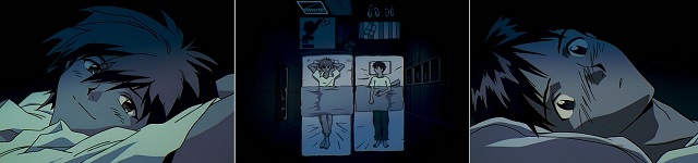 Le confidenze di Shinji nella stanza di Kaworu