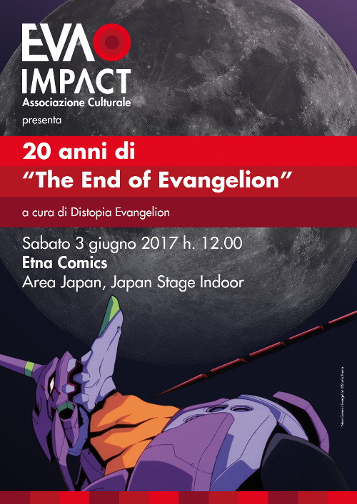 EVA IMPACT presenta 20 anni di The End of Evangelion, a cura di Distopia Evangelion - Grafica di Ivan Ricci