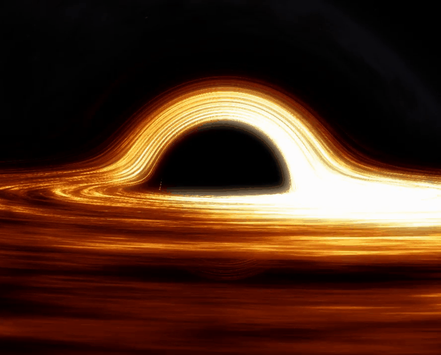  Rappresentazione di un buco nero e del disco di accrescimento