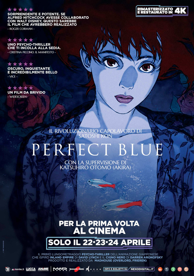 L'Associazione Culturale EVA IMPACT e Nexo Digital offrono a tutti i coupon per i biglietti a tariffa scontata per Perfect Blue