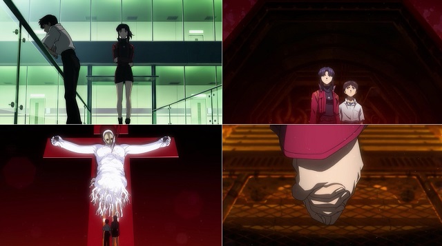Scene tratte da EVANGELION: 1.0 in cui Misato porta Shinji a vedere Lilith