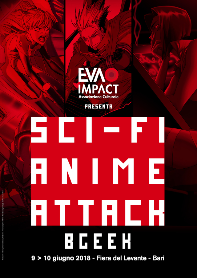 Mostra tributo itinerante Sci-Fi Anime Attack Exhibit - Evangelion, Cowboy Bebop e Trigun al BGeek di Bari