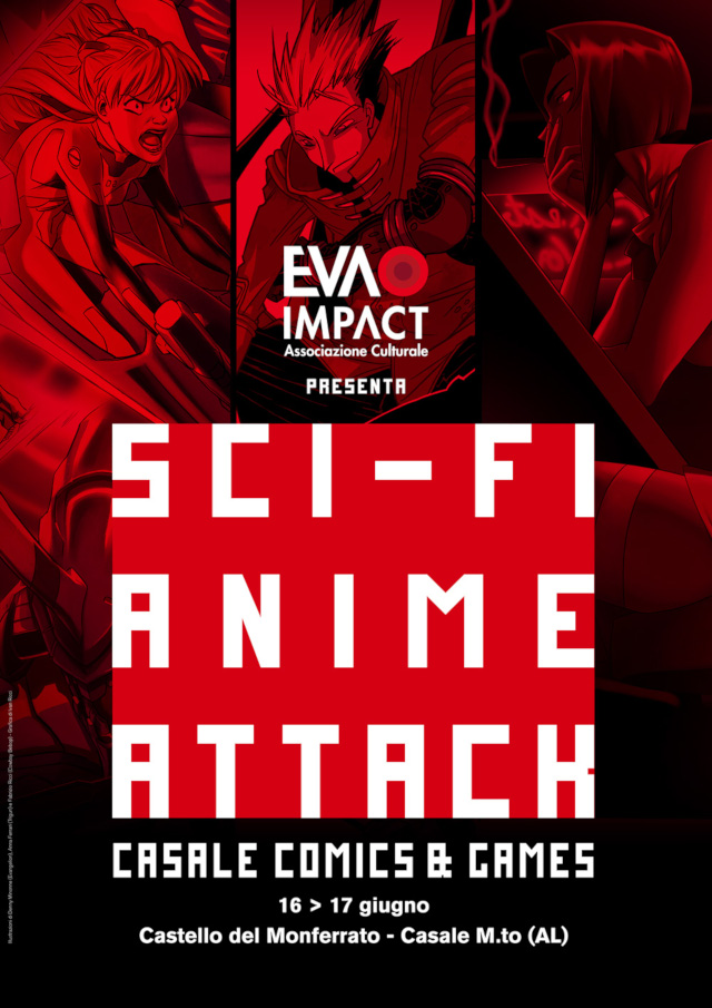 Mostra tributo itinerante Sci-Fi Anime Attack - Evangelion, Cowboy Bebop e Trigun al Casale Comics&Games 2018