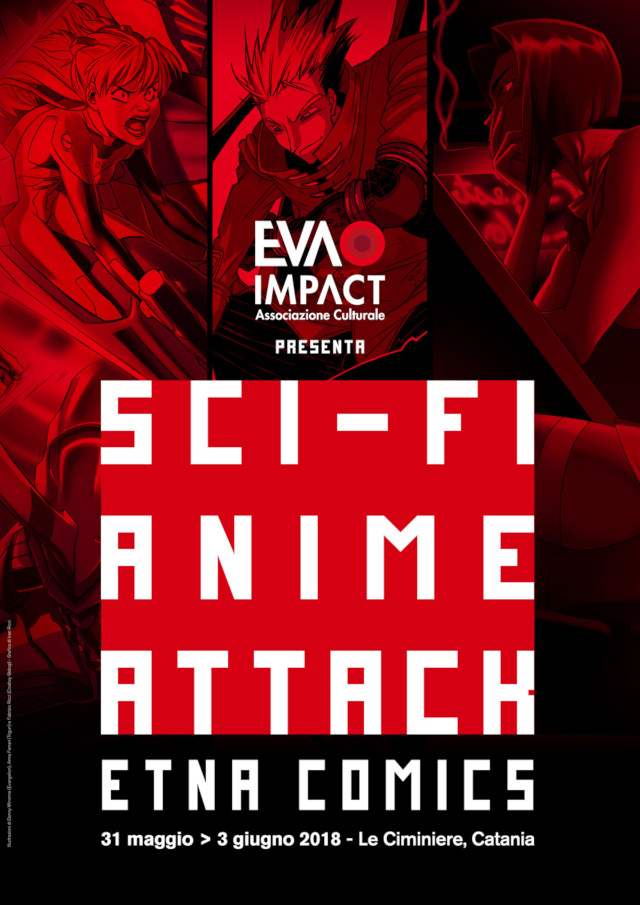 Mostra tributo itinerante Sci-Fi Anime Attack - Evangelion, Cowboy Bebop e Trigun all'Etna Comics di Catania